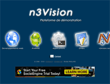 Tablet Screenshot of n3vision.fr
